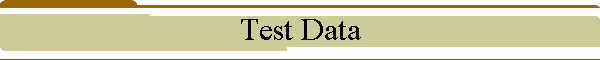 Test Data