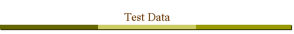 Test Data