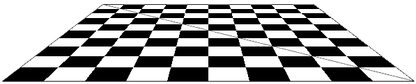 Perspective checkerboard